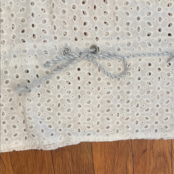 White Eyelet Swim Coverup - Picture 6 of 9